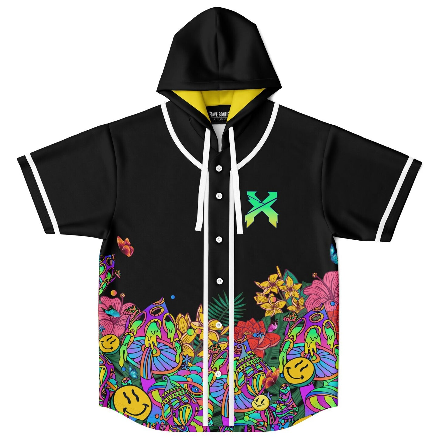 Joye custom Hooded Baseball Jersey