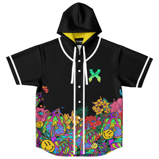 Joye custom Hooded Baseball Jersey
