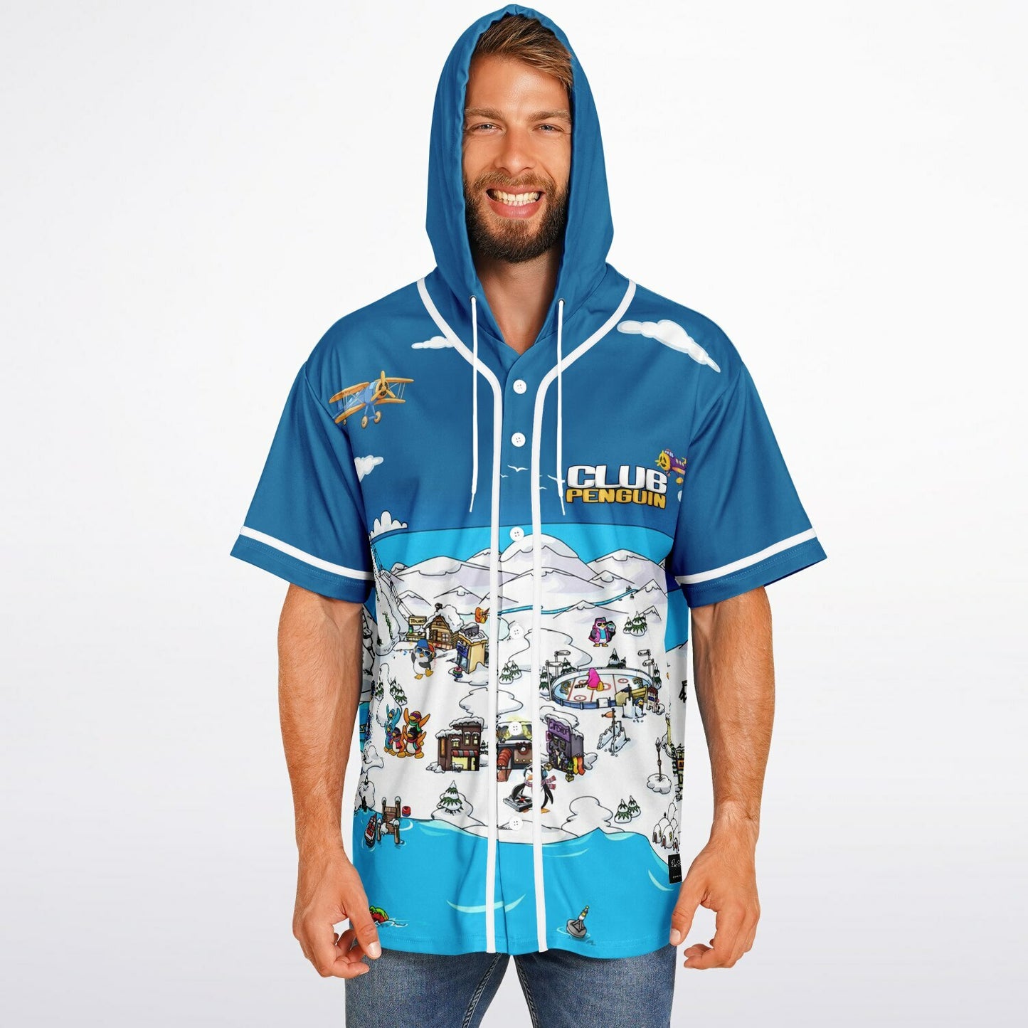 Nick S custom Hooded Baseball Jersey