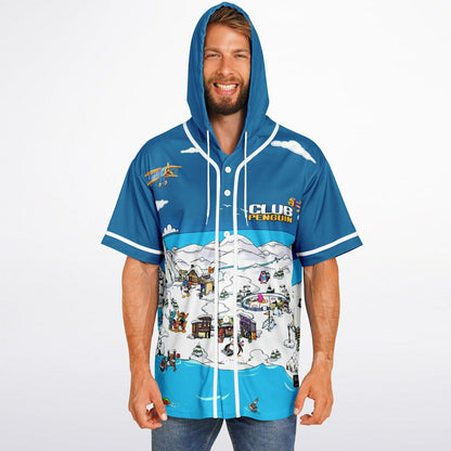 Nick S custom Hooded Baseball Jersey