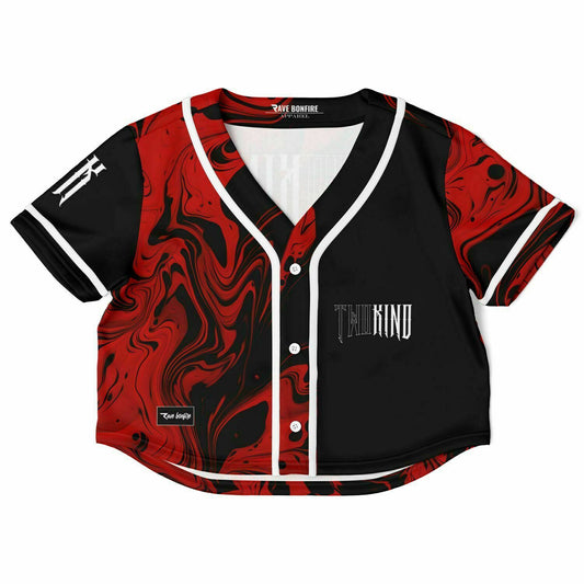 Two kind Cropped Baseball Jersey