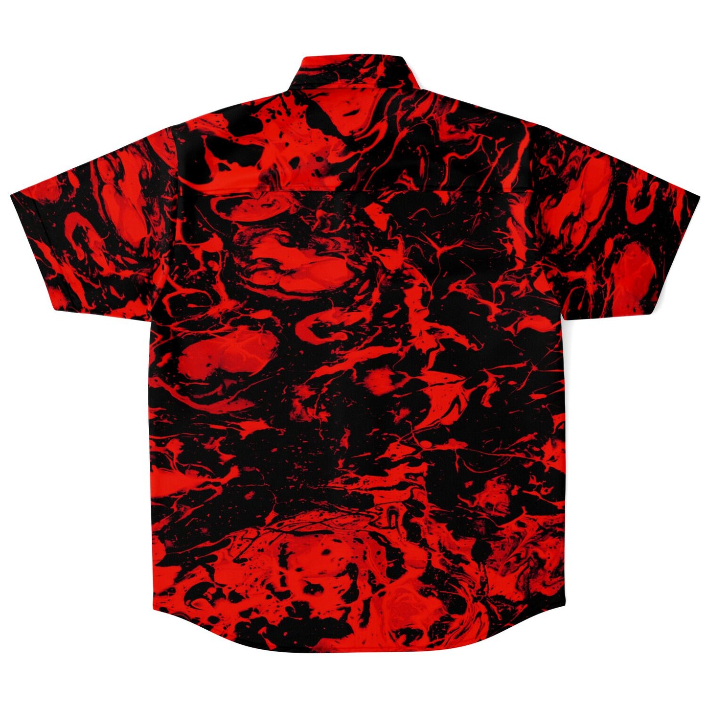 Red trippy Buttons up