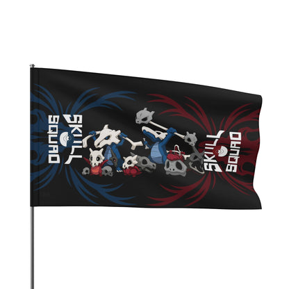 Skull squad rave Flag