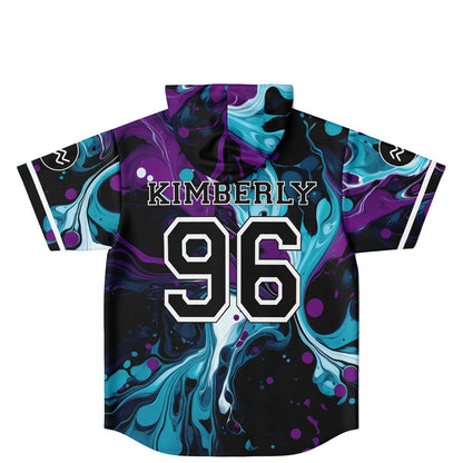 Kimberly custom Hooded Baseball Jersey