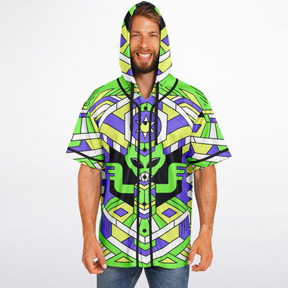 Headbanger Hooded Baseball Jersey