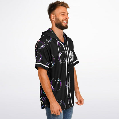 Nicole E Hooded Baseball Jersey V5