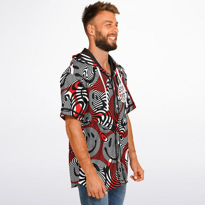 Good vibes Hooded Baseball Jersey
