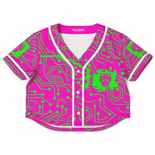Pup custom Cropped Baseball Jersey
