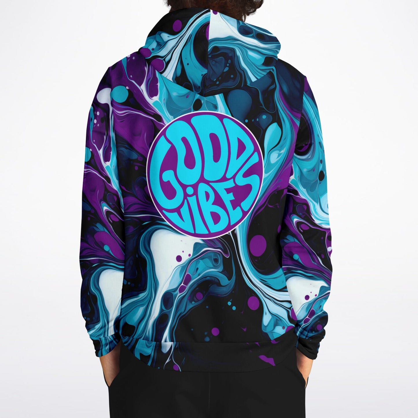 Marbled Purple Hoodie