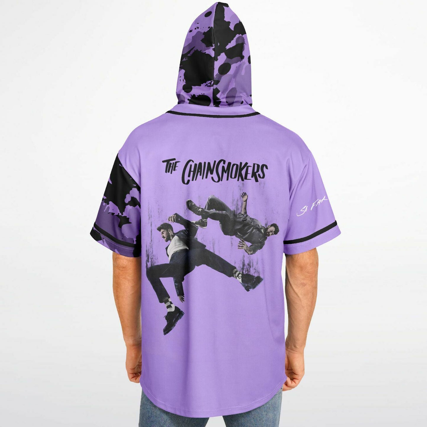 Chainsmokers Hooded Baseball Jersey