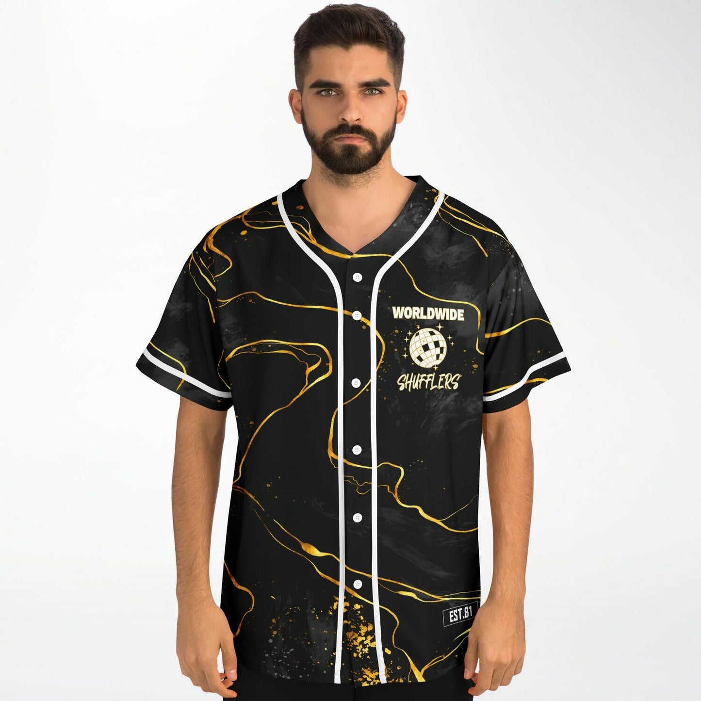 Worldwide Shufflers Baseball Jersey
