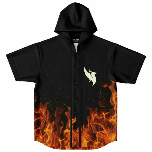 Frances R Hooded Baseball Jersey