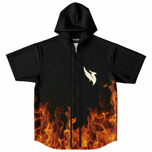 Frances R Hooded Baseball Jersey