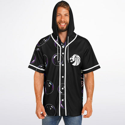 Nicole E Hooded Baseball Jersey V5