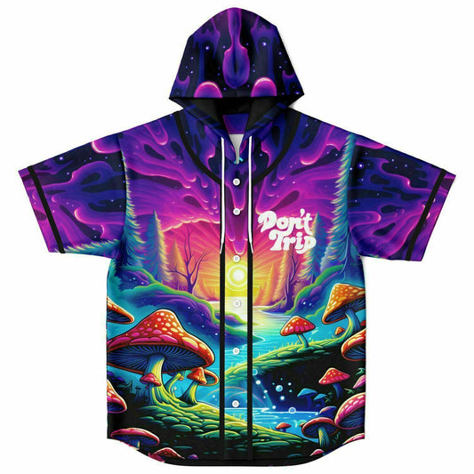 Stay Toxic Hooded Baseball Jersey
