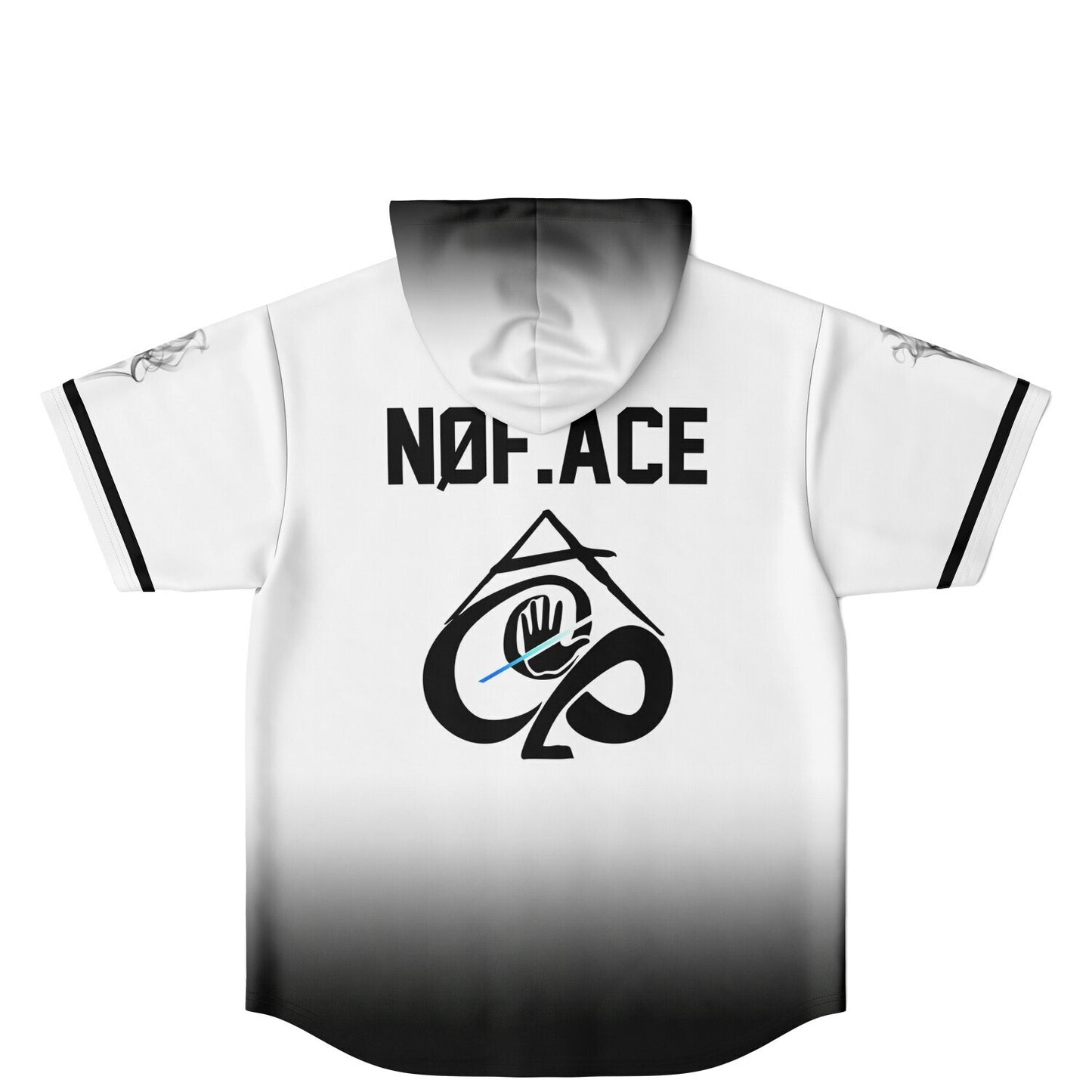 Noface custom Hooded Baseball Jersey