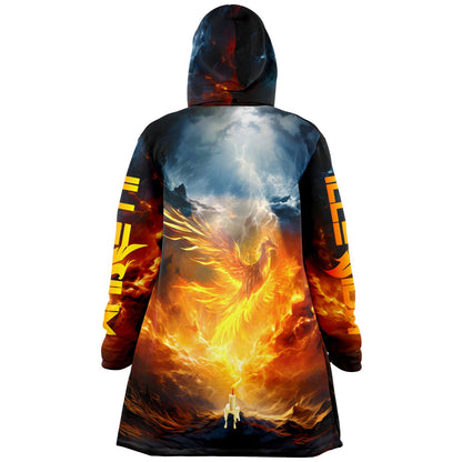 Phoenix on fire rave Cloak