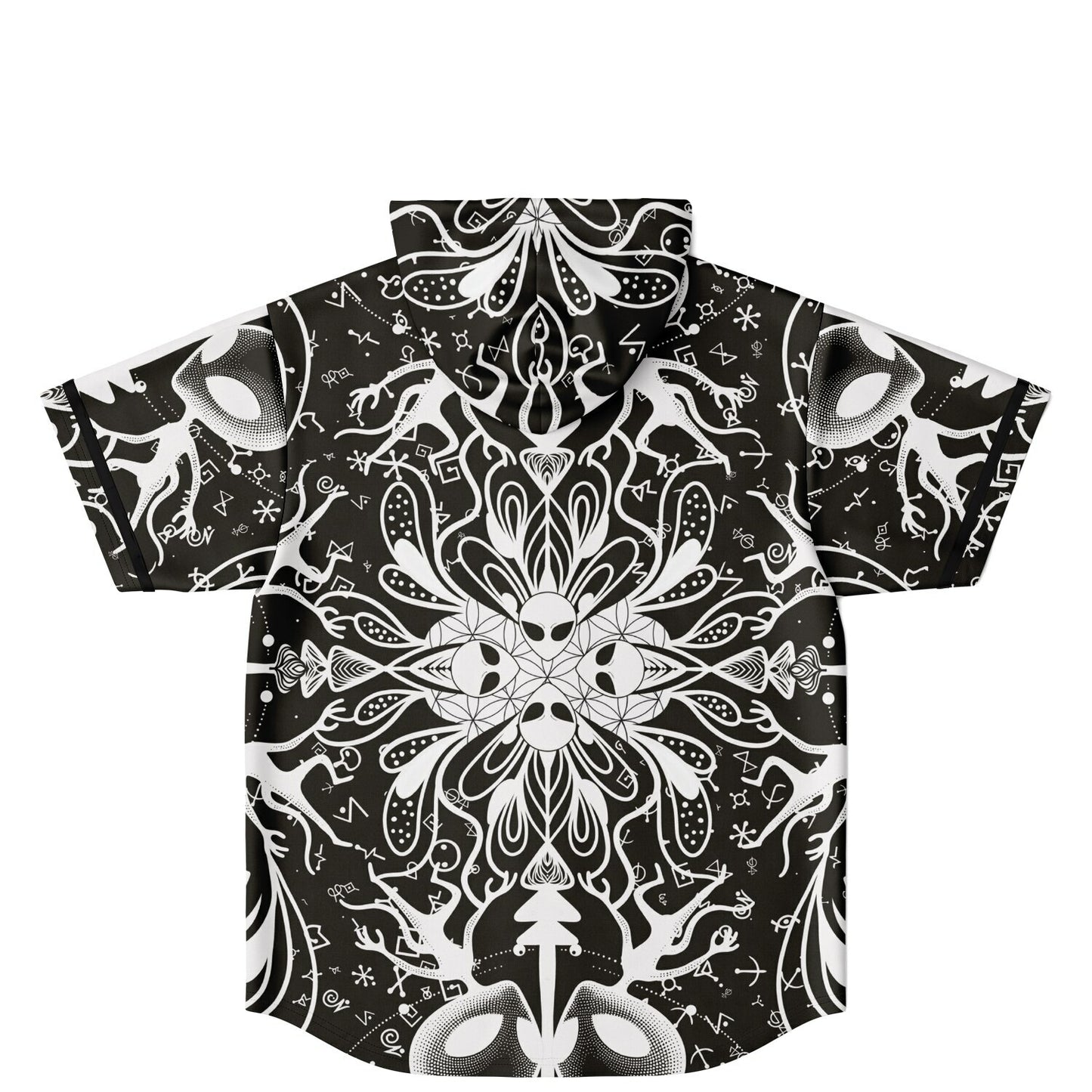 Alienese Hooded Baseball Jersey