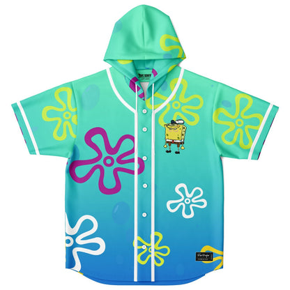 Spongebob Hooded Baseball Jersey