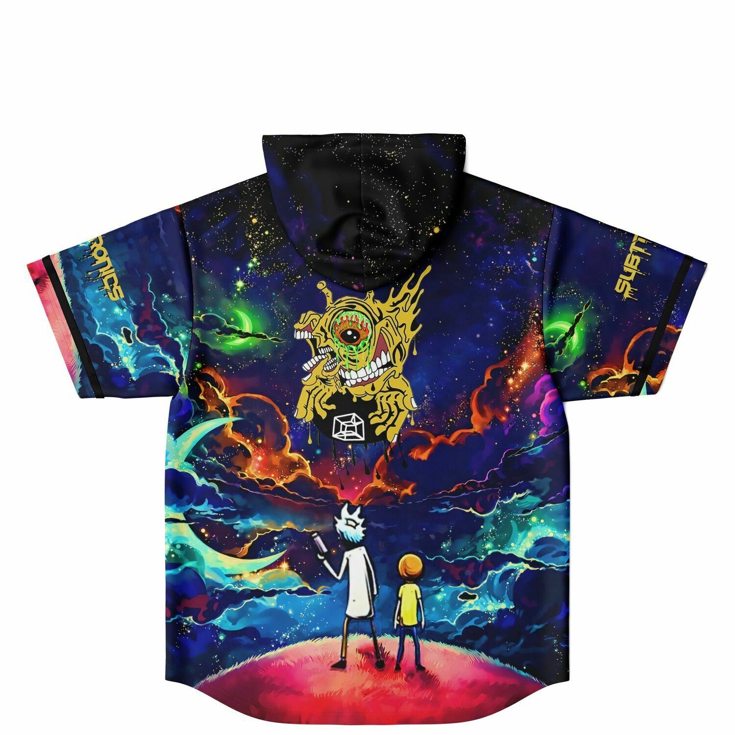 Rick x subtronics Hooded Baseball Jersey
