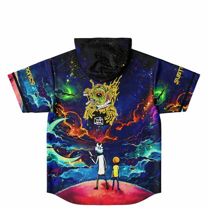Rick x subtronics Hooded Baseball Jersey