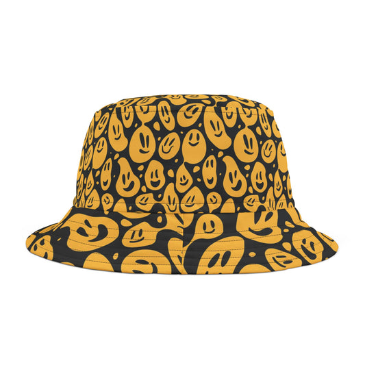 Melted Smiley Bucket Hat