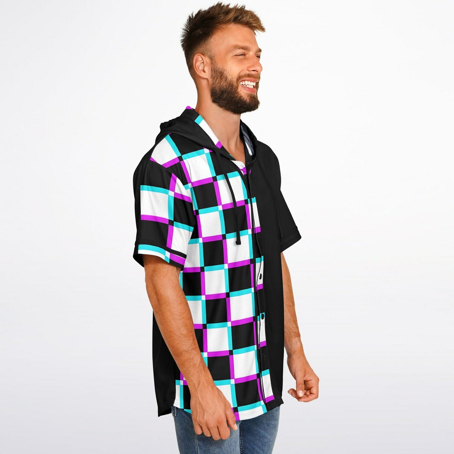 Nicole E Hooded Baseball Jersey  V3