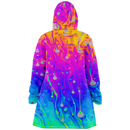 Trippy rainbow rave cloak neww