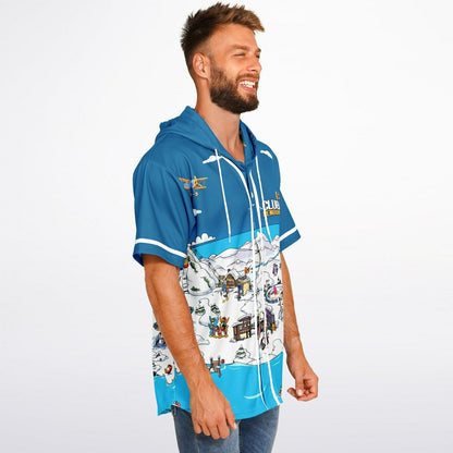 Nick S custom Hooded Baseball Jersey