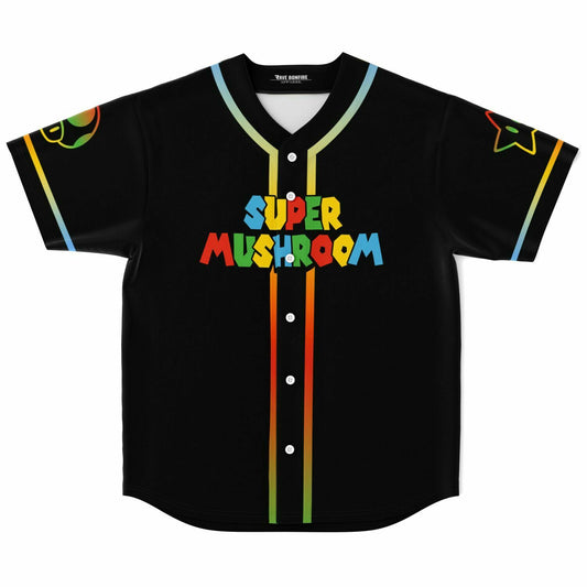 Super Mushroom Baseball Jersey