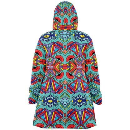 Trippy Doddle pattern 01 Microfleece Cloak