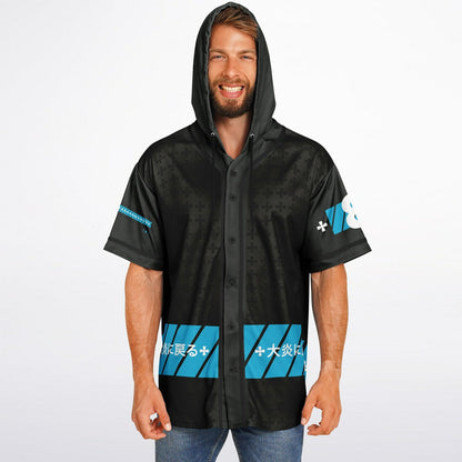 Zennon custom Hooded Baseball Jersey