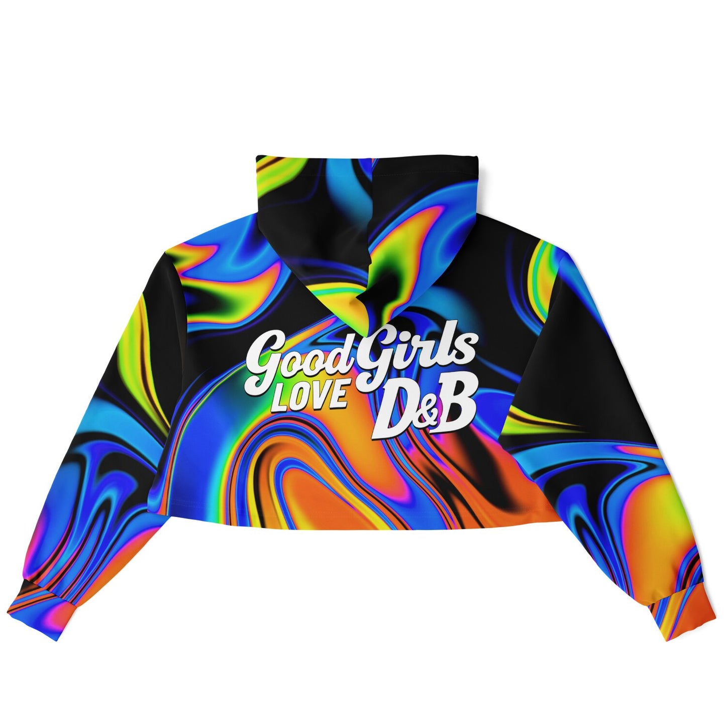 Good Girls like DnB Cropped hoodie