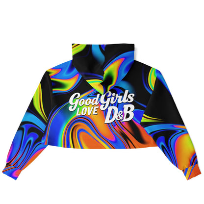 Good Girls like DnB Cropped hoodie