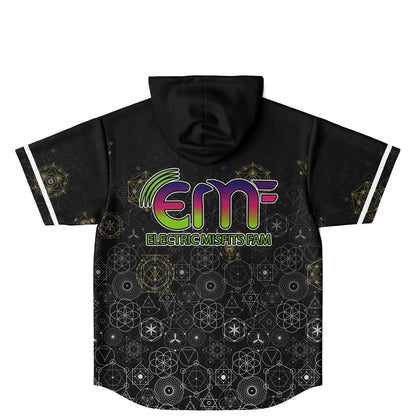Nicole custom Hooded Baseball Jersey V2