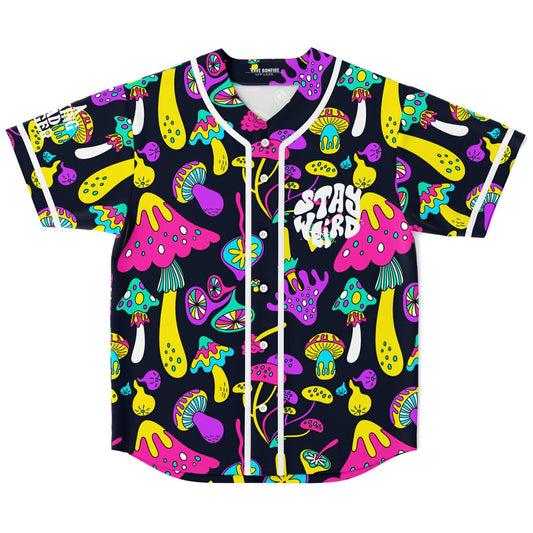 Acid Mushrooms Baseball Jersey