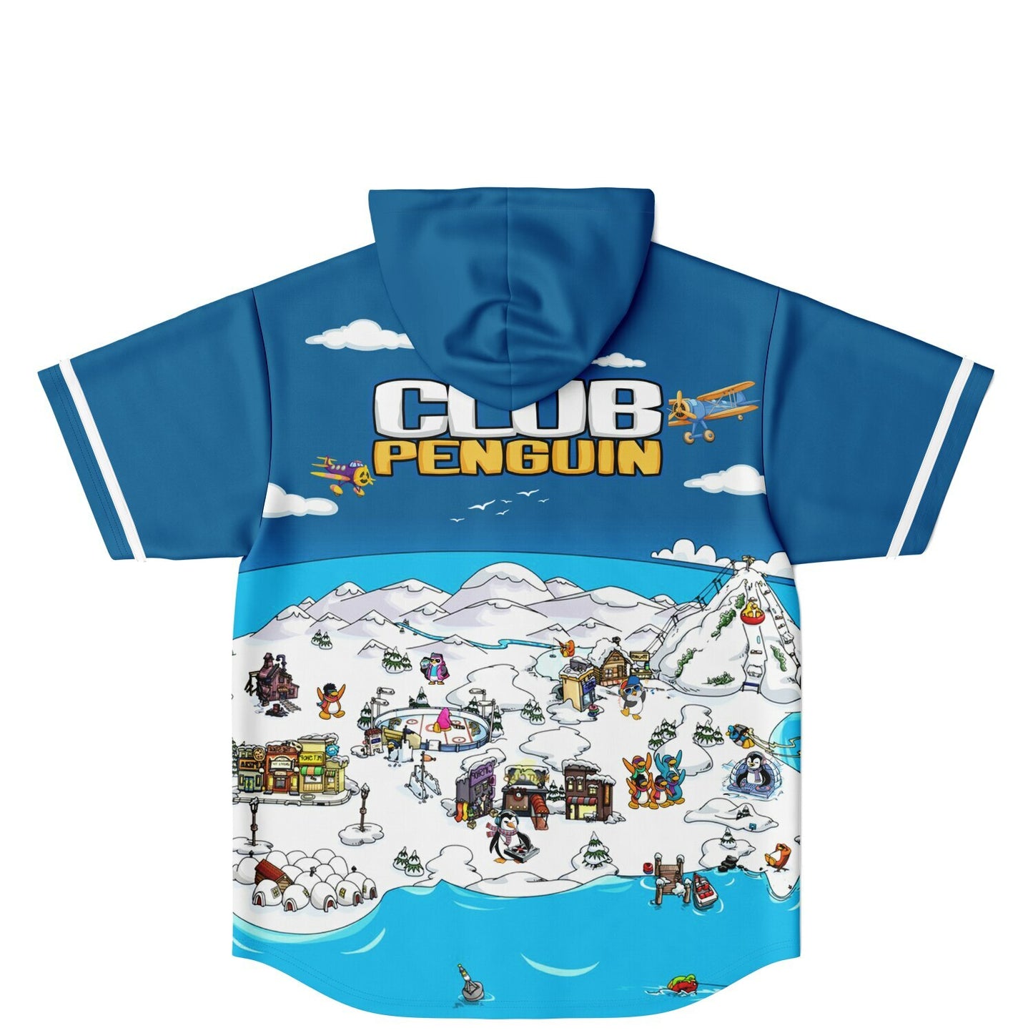 Nick S custom Hooded Baseball Jersey