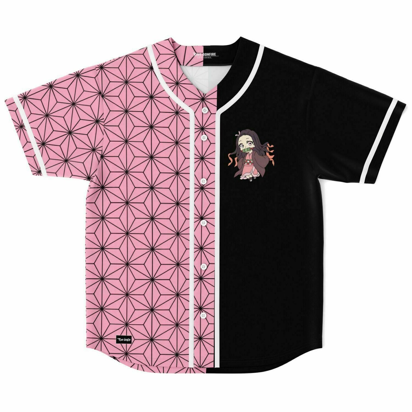 Nezuko custom Baseball Jersey