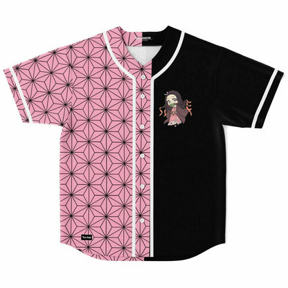 Nezuko custom Baseball Jersey