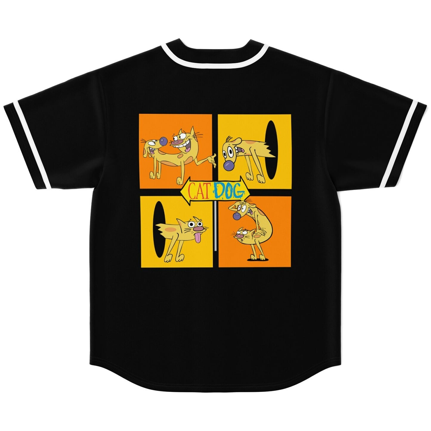 Cat Dog custom Baseball Jersey  V2