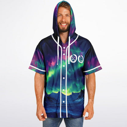 Bandicoot custom Hooded Baseball Jersey