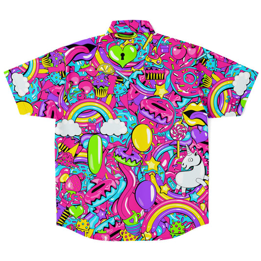 Good vibes Short buttons up shirt