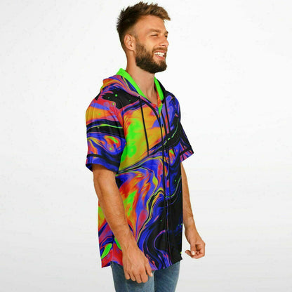 It's all about house Music Hooded Baseball Jersey