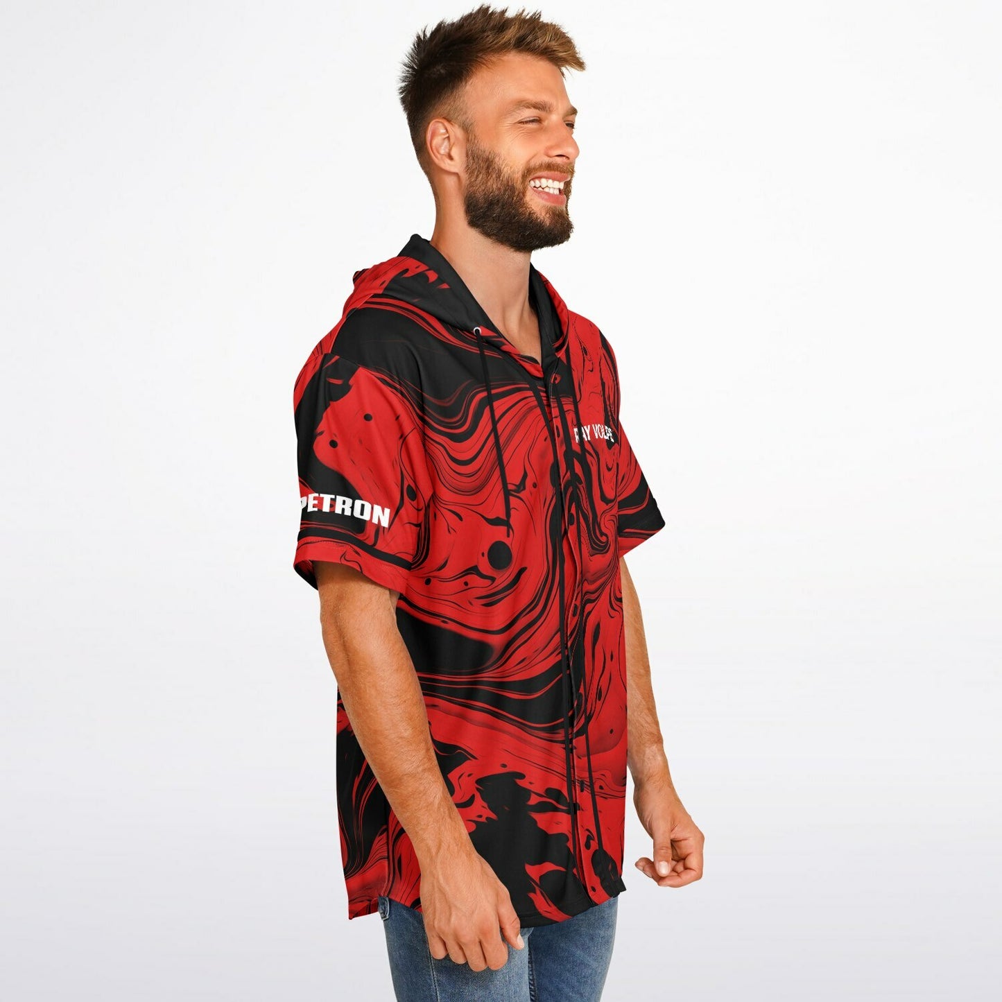 Davis Hooded Baseball Jersey