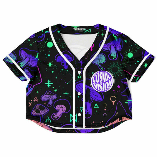 Cosmic Vision Cropped Baseball Jersey