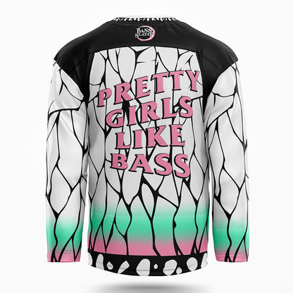 Pretty girls like bass hockey jersey