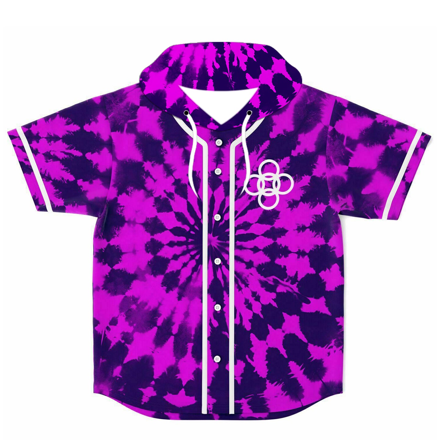 Alesso tie dye Baseball Jersey - AOP