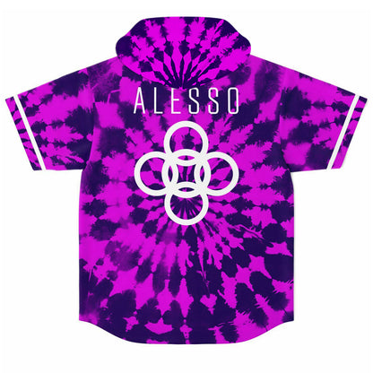 Alesso tie dye Baseball Jersey - AOP