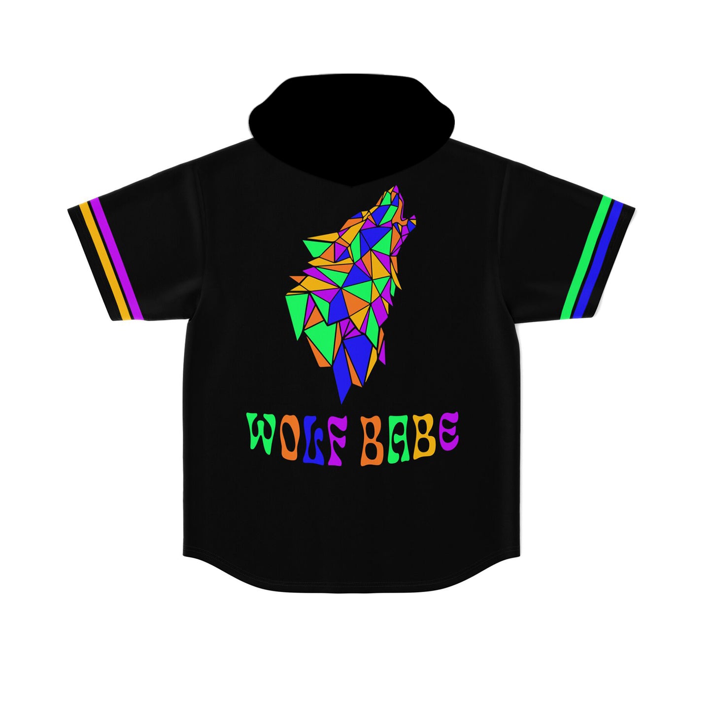 Copy of Acid trip Hooded baseball jersey