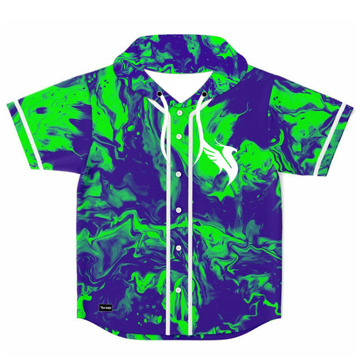 Nick custom Hooded baseball jersey